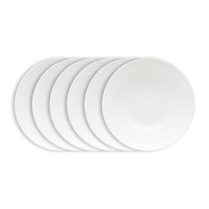 vtwonen Pastaborden - Wit - Diepe Borden - Set van 6 - 25.5cm