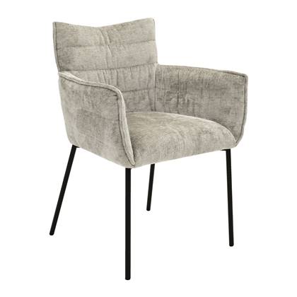 Kick eetkamerstoel Goos - Grijs|Beige