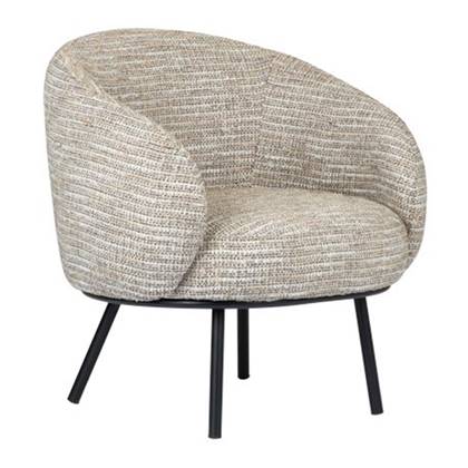 Pole to Pole Mars Lounge Stoel - Bouclé - Coco Beige