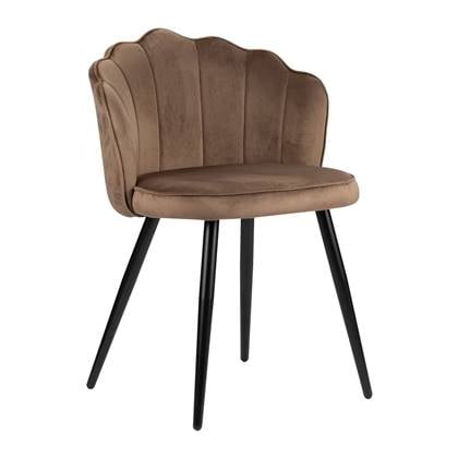 PoleWolf Crown Eetkamerstoel - Velvet - Brons