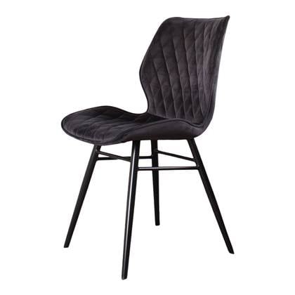 DS4U Ruby eetkamerstoel 2.0 velvet Zwart