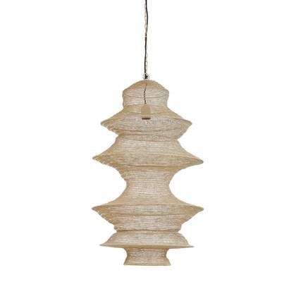 Light & Living Hanglamp Nakisha - Zand - Ø48cm Bruin