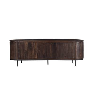 Noor Walnut 170cm Bruin, Zwart