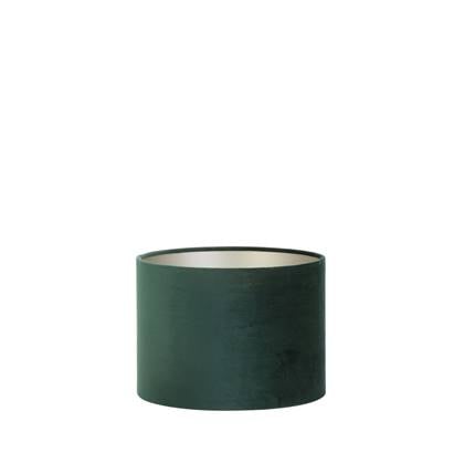 Light & Living Cilinder Lampenkap Velours - Dutch Green - Ø30x21cm Groen
