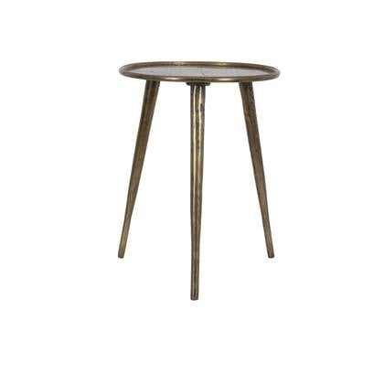 Light & Living Bijzettafel Babina - Antiek Brons - Ø36cm Brons, Goud