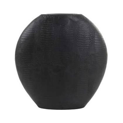 Light&living Vaas deco 50x15x50 cm SKELD Zwart