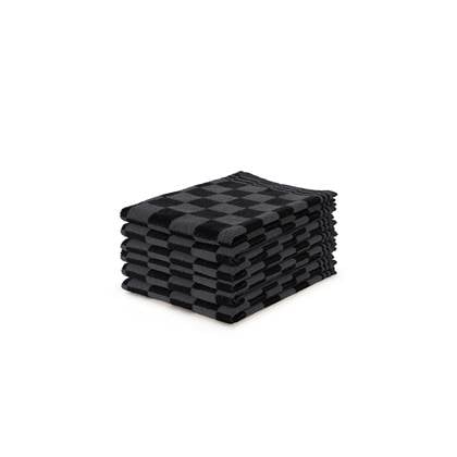 LINNICK Keukendoekset Blok 50x50cm - - set van 6 Zwart
