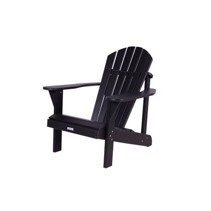 Kunststof adirondack tuinstoel Montreal Zwart