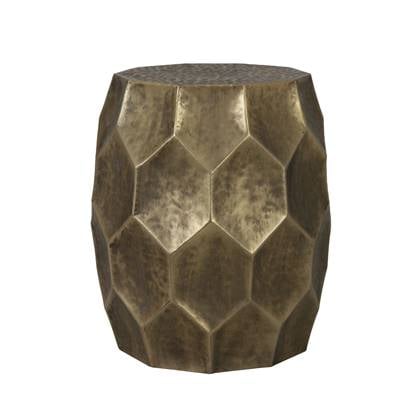 Light & Living Bijzettafel Kalan - Antiek Goud - Ø37cm