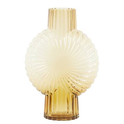 Light & Living Light&Living Vaas 27x13x40 cm MIA glas perzik Oranje