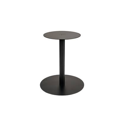 Ronde metalen tafelpoot Portland Zwart