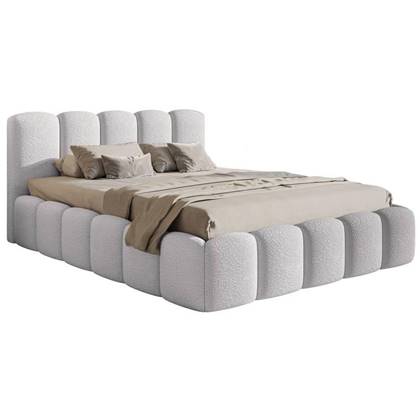 NADUVI Collection Bedframe Chloe bouclé met opbergvak