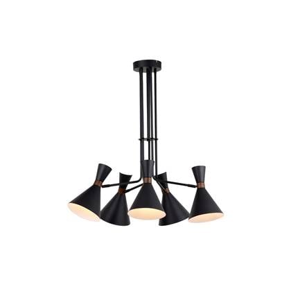 vtwonen Hanglamp Hoodies - Zwart - Ø86,5cm - 6L afbeelding