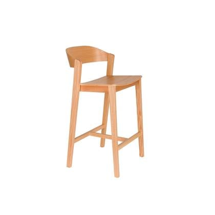 Housecraft Living Wooz Barkruk Eikenhout Bruin
