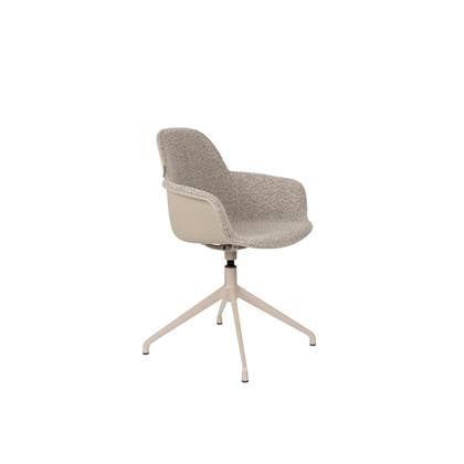 Zuiver Albert Kuip Swivel Eetkamerstoelen Taupe - Set van 2 Grijs