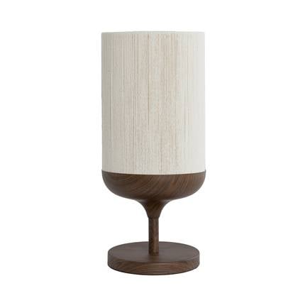 Light & Living Tafellamp Dania - Crème|Bruin - Ø22.5x50cm afbeelding