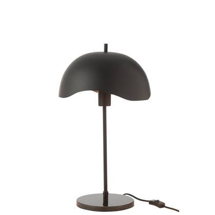 J-Line - Tafellamp Metaal|marmer Zwart - 30x30x56cm
