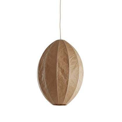Light&living Hanglamp Ø38x51 cm MILATOS kraftpapier Bruin