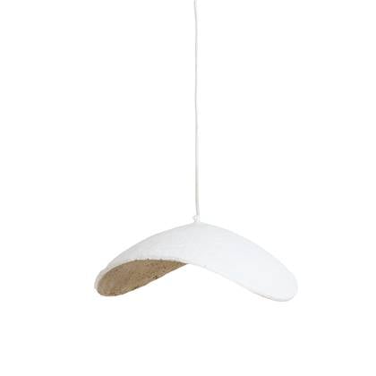 Light&living Hanglamp 53x43x18 cm LONIA crème+antiek brons Wit