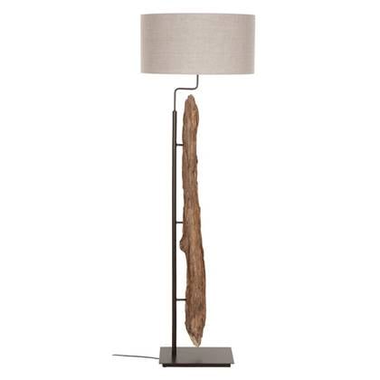 MUST Living Floorlamp Contemporary,170-180xØ66 cm, linen natural shade