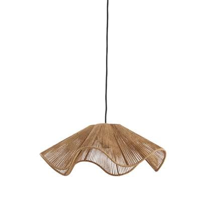 Light & Living Light&living Hanglamp Ø48x19 cm FODARA jute naturel Bruin