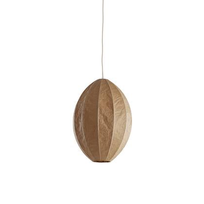 Light&living Hanglamp Ø28,5x38 cm MILATOS kraftpapier Bruin
