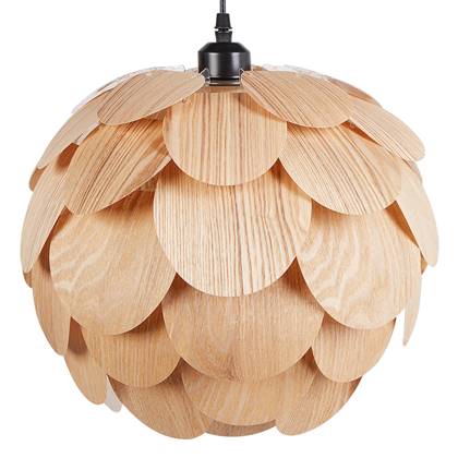 Beliani - BAMPUR - Hanglamp - Natuurlijk - Bamboe afbeelding