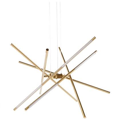Beliani - PALUN - Hanglamp LED - Goud - Metaal afbeelding