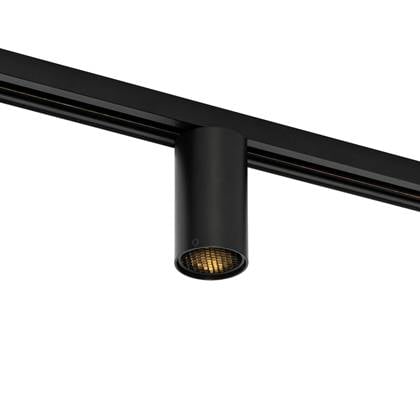 QAZQA Moderne spot voor railsysteem 1-fase GU10 50mm - Iconic Zwart