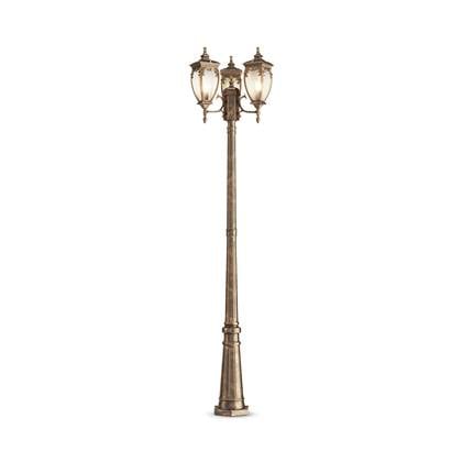 Maytoni Outdoor - Landschapsverlichting Fleur - Zwart met goud - Ø52,5