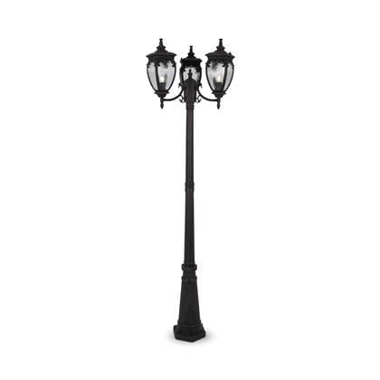 Maytoni Outdoor - Landschapsverlichting Fleur - Bronzen antiek - Ø52,5 Bruin