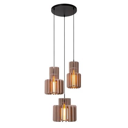 Lucide ROLLO Hanglamp - Taupe afbeelding