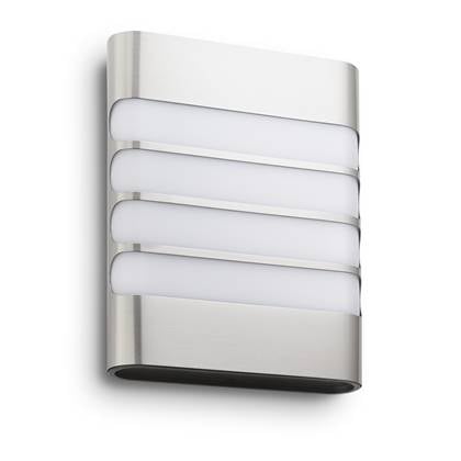 Philips Raccoon muurlamp - 1-lichts - RVS Grijs