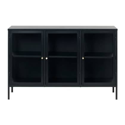 by fonQ Fort Dressoir 3-Deurs - Zwart