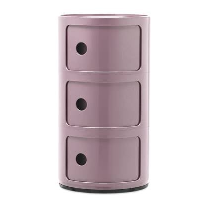 Kartell Componibili Kast - 3 Modules - Mauve