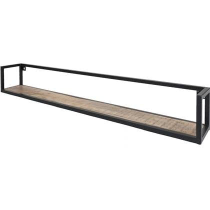 Wandplank Vintage 140 cm Bruin