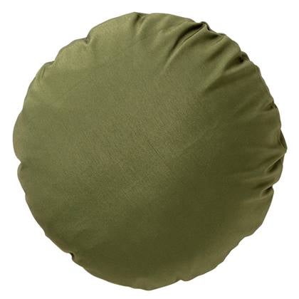 SOL - Buitenkussen rond Ø40 cm - waterafstotend en uv-bestendig - Oliv