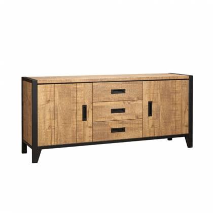 Woonexpress Dressoir Tilburg - MDF - Bruin - 180 x 80 x 45 cm (BxHxD)