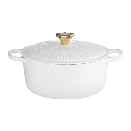 Le Creuset Braadpan - Kerstboom - Cotton - 24cm