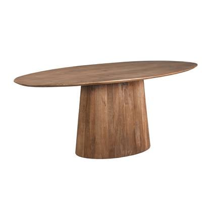 Old Inn - Eetkamertafel Rome Ovaal 240 cm Bruin