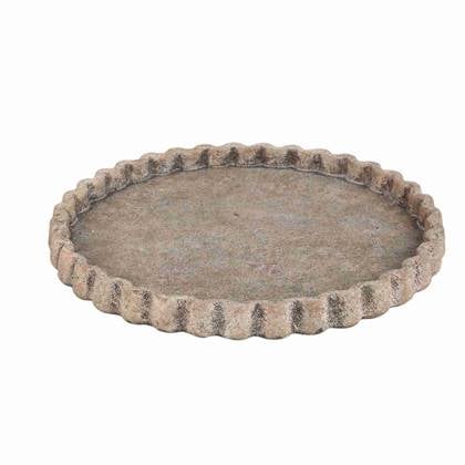 PTMD Plateau Jaydean - 45x45x4 cm - Cement - Grijs