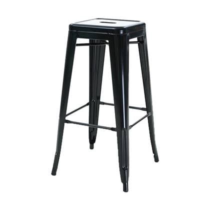Legend Metalen barkruk - 65 cm Zwart