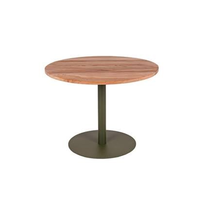 MaximaVida ronde eettafel Java olijfgroen 100 cm - zware 55 kg uitvoering