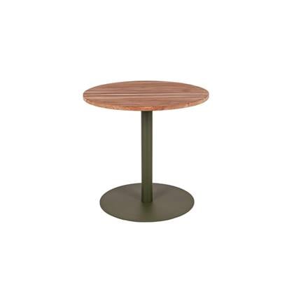 MaximaVida ronde eettafel Java olijfgroen 80 cm - zware 49 kg uitvoering