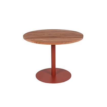 MaximaVida ronde eettafel Java roestbruin 100 cm - zware 55 kg uitvoering