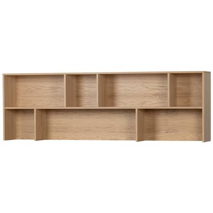 WOOOD New Gravure Opzetkast B 200 cm - Eiken - Naturel Bruin