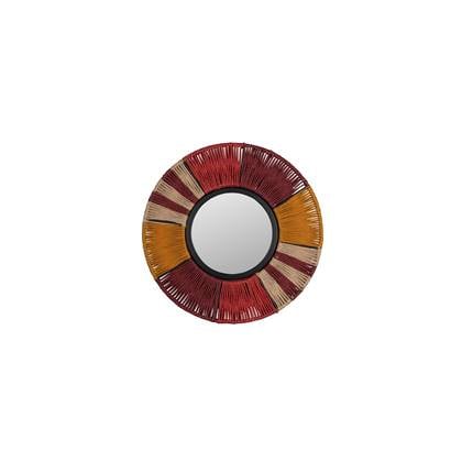 Dutchbone Surya Rope Spiegel| Wandspiegel Rond 40x40 cm - Multi colour Multicolor