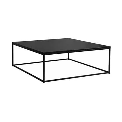 sweeek - Salontafel, industrielle, zwart metaal design L 100 x l 100 x h 36cm