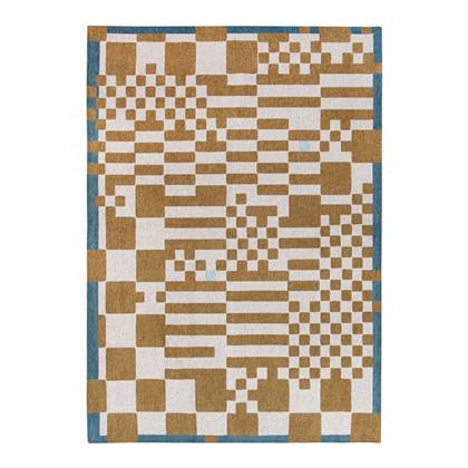 Louis de Poortere Craft Chess Vloerkleed 140 x 200 cm - Honey