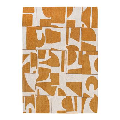 Louis de Poortere Craft Papercut Vloerkleed 240 x 340 cm - Curry